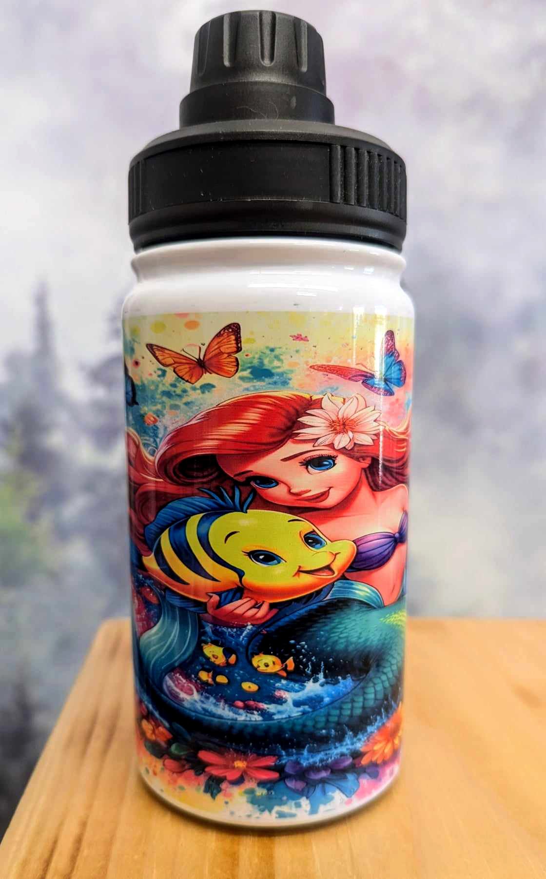 Gourde isotherme sport 12 oz anti-fuite - Sirène